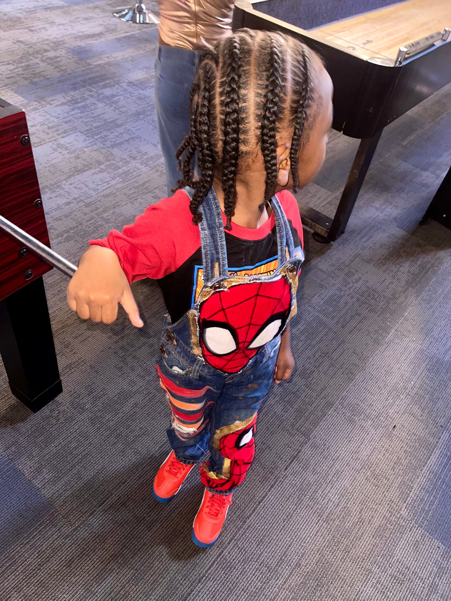 Kids Spider-Man Custom Overalls
