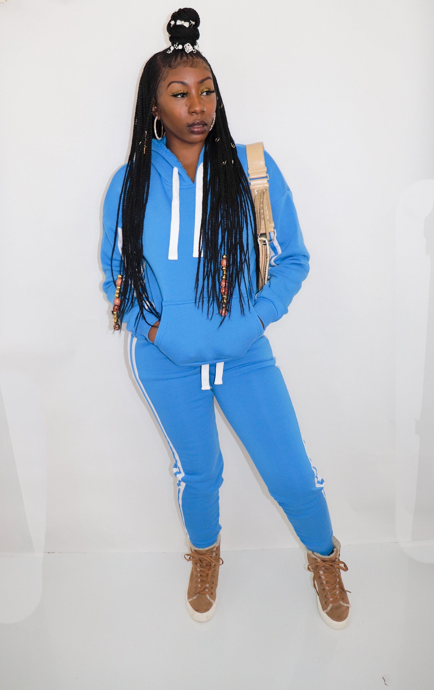 Hoodie Set (Sky Blue)