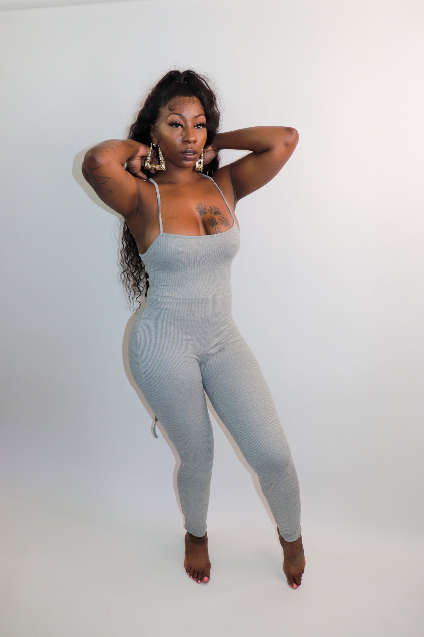 Far From Basic Jumpsuit (Grey)