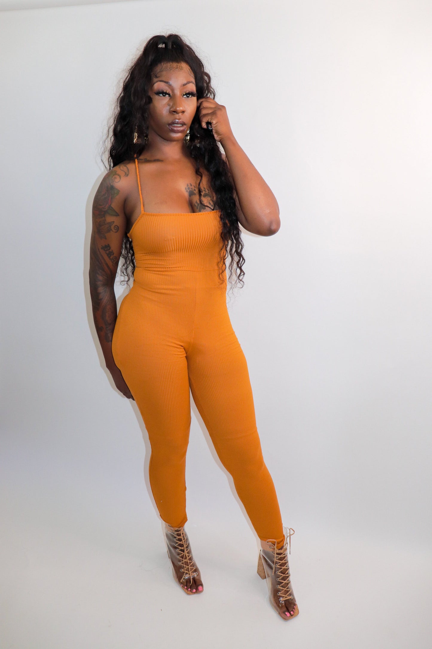 Far From Basic Jumpsuit (Mustard)