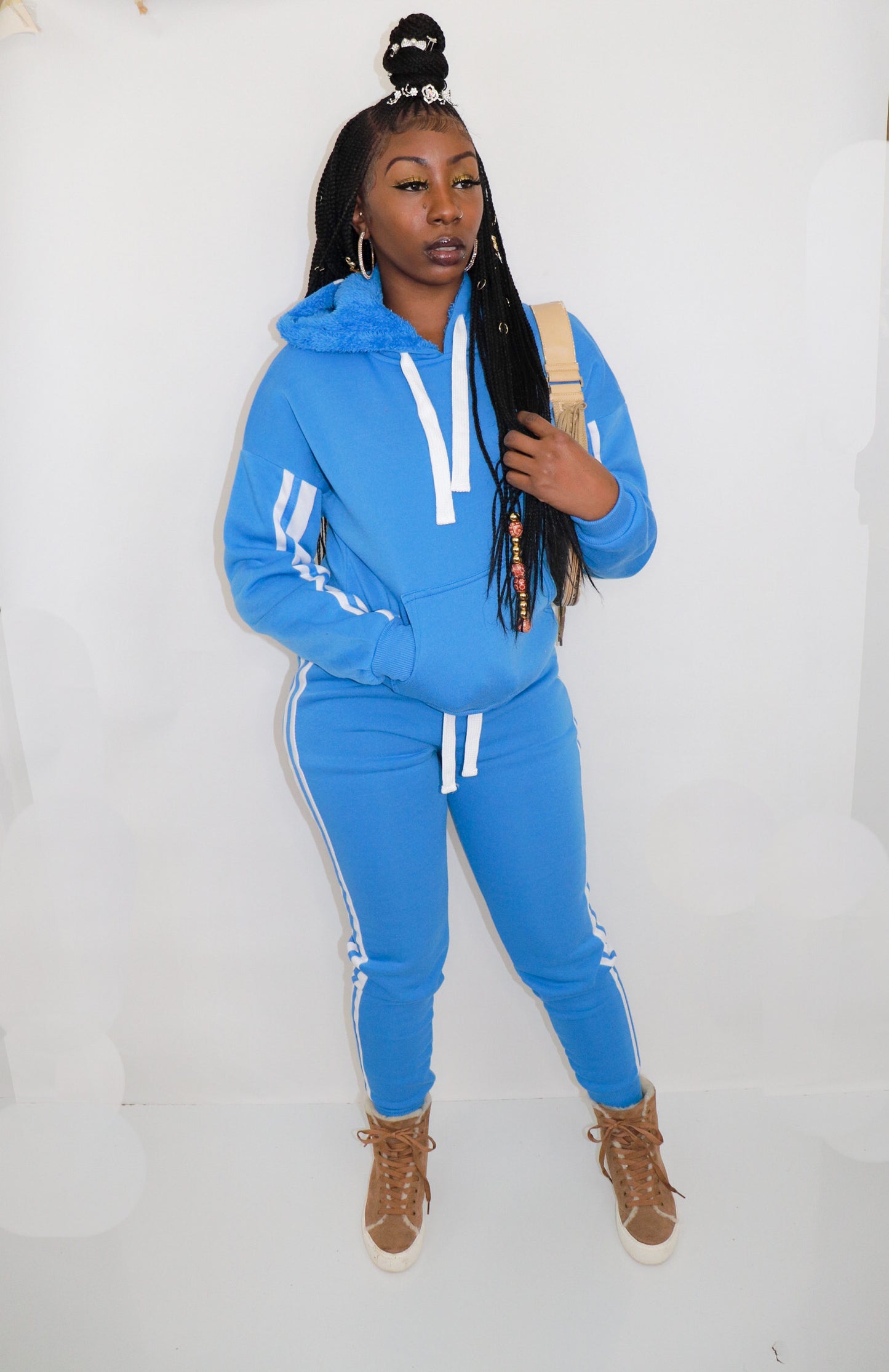Hoodie Set (Sky Blue)