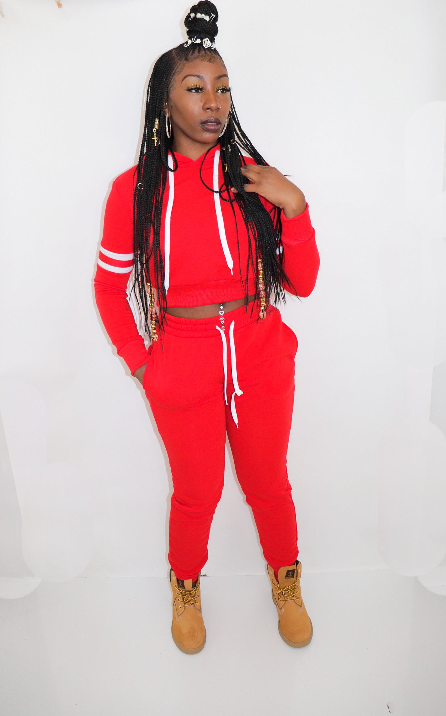 Hoodie Set (Red)