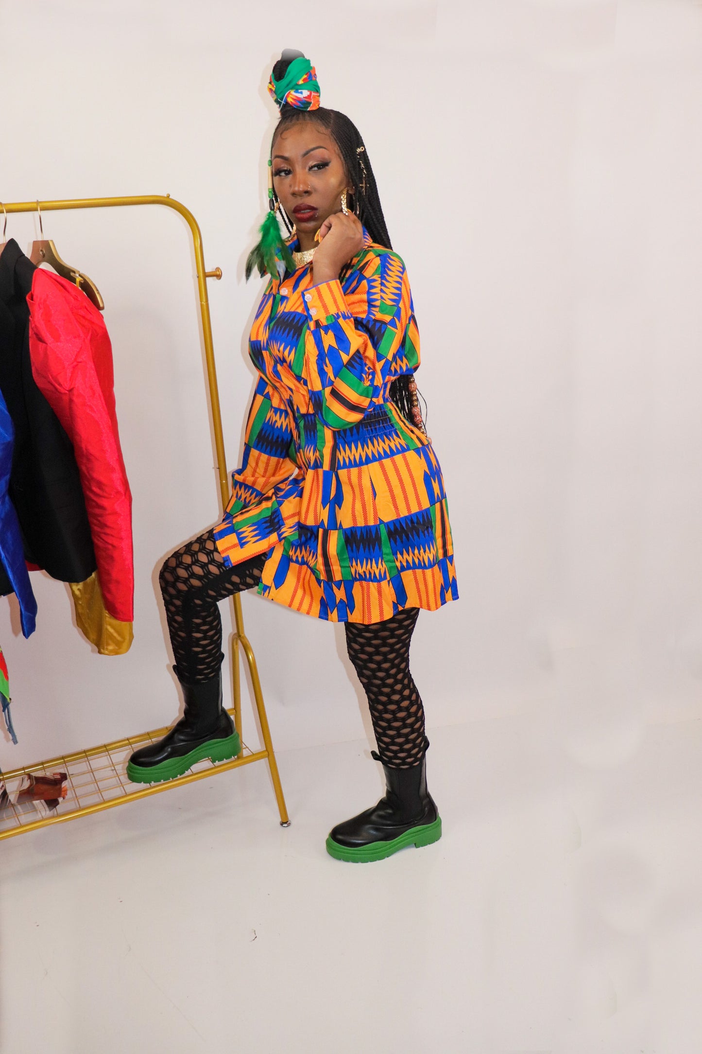 Ariana Dress (African Print)