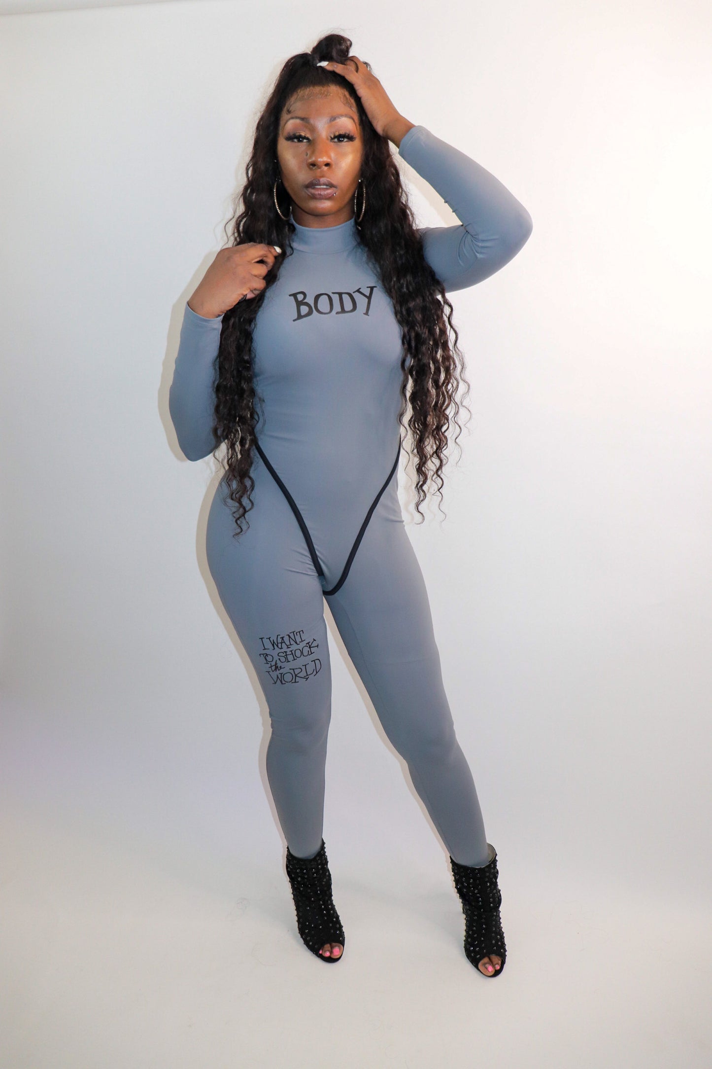 Body Ody Jumpsuit (Gray)