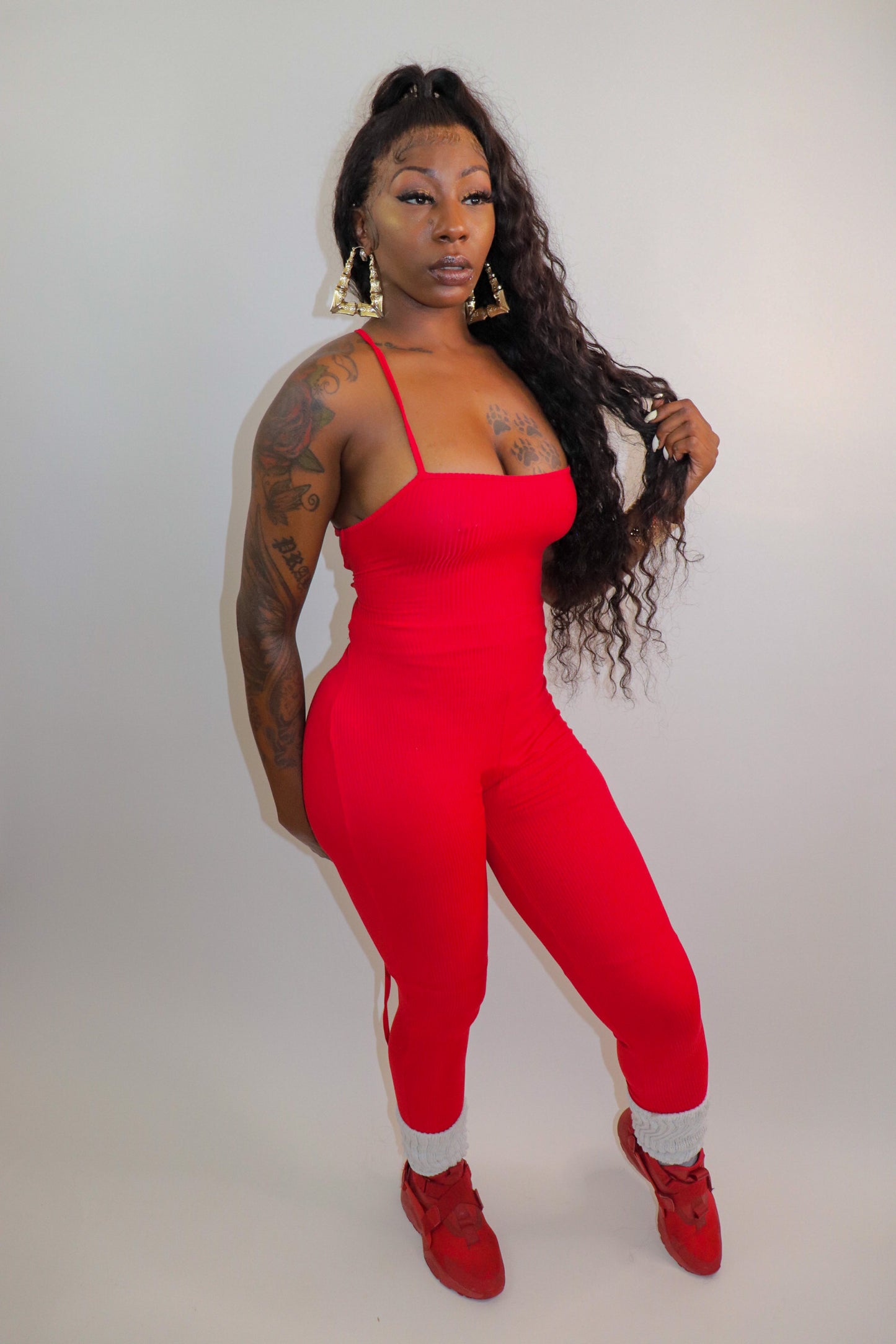 Far From Basic Jumpsuit (Red)