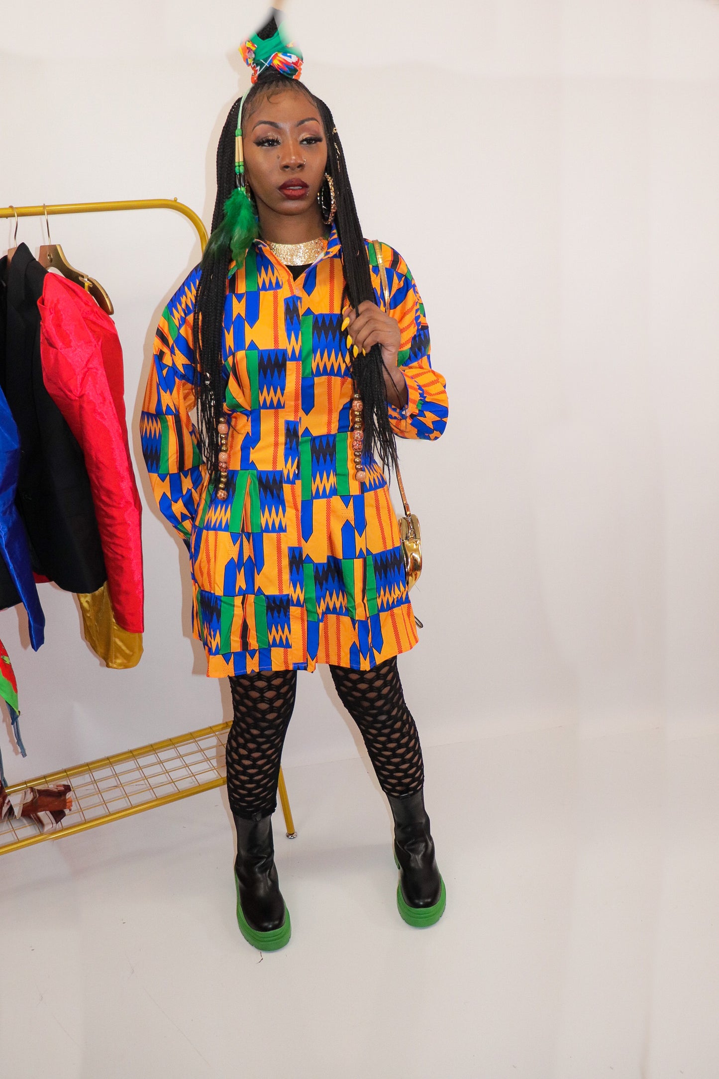 Ariana Dress (African Print)