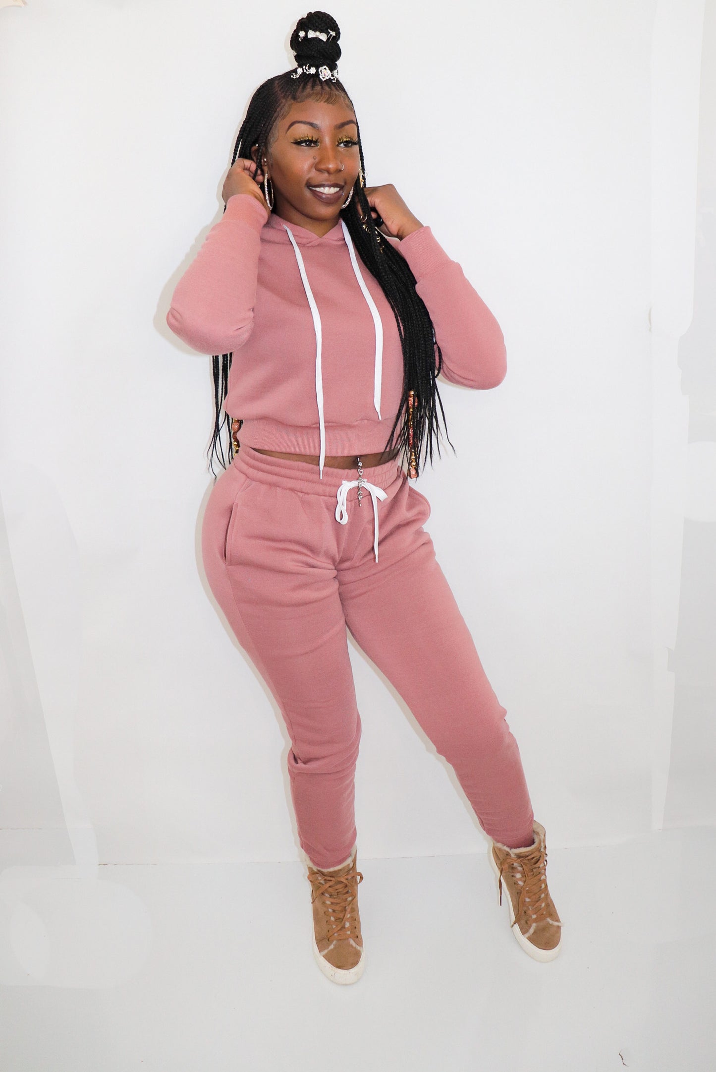 Hoodie Set (Mauve)