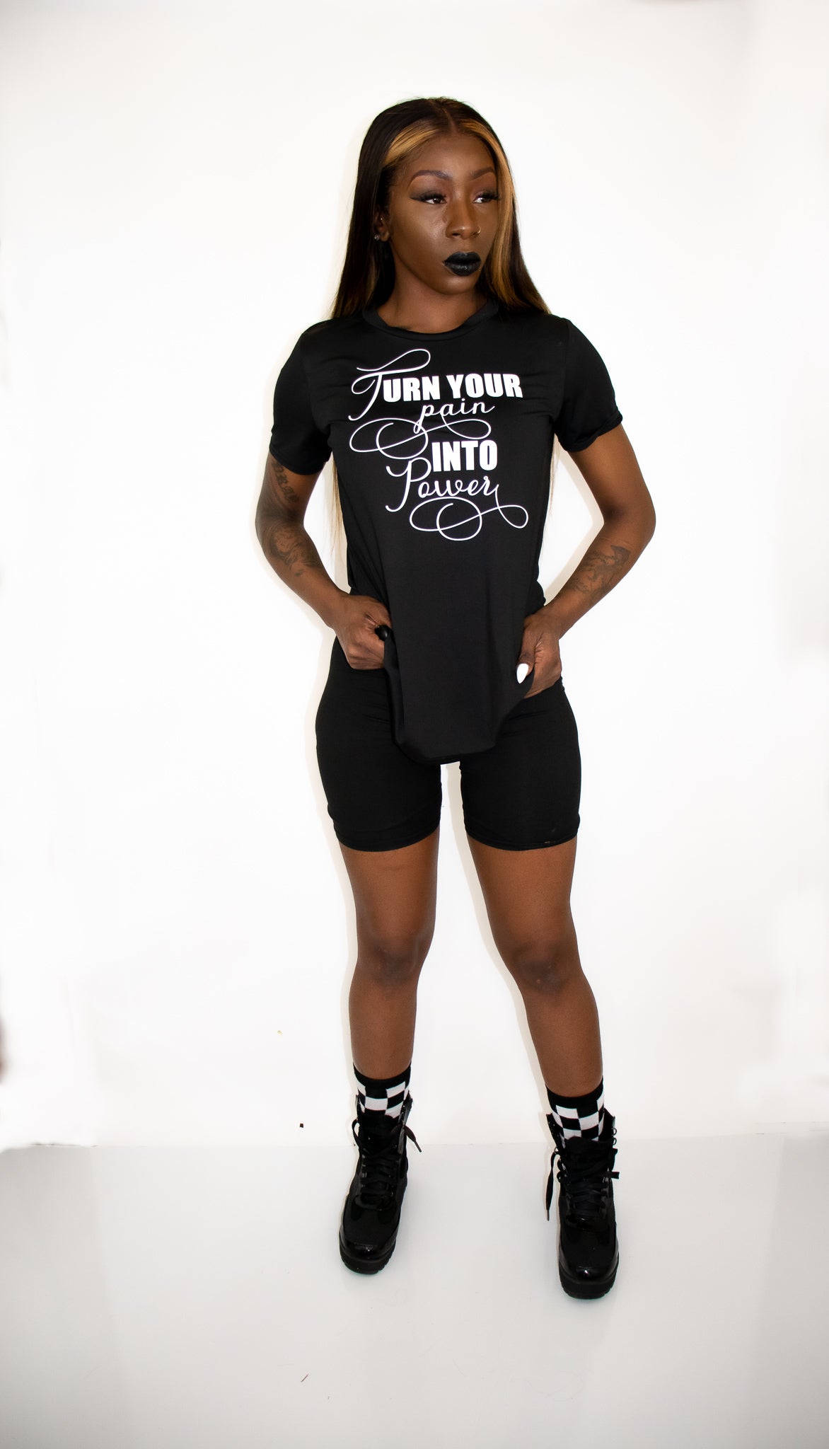 Pain into Power (Black)