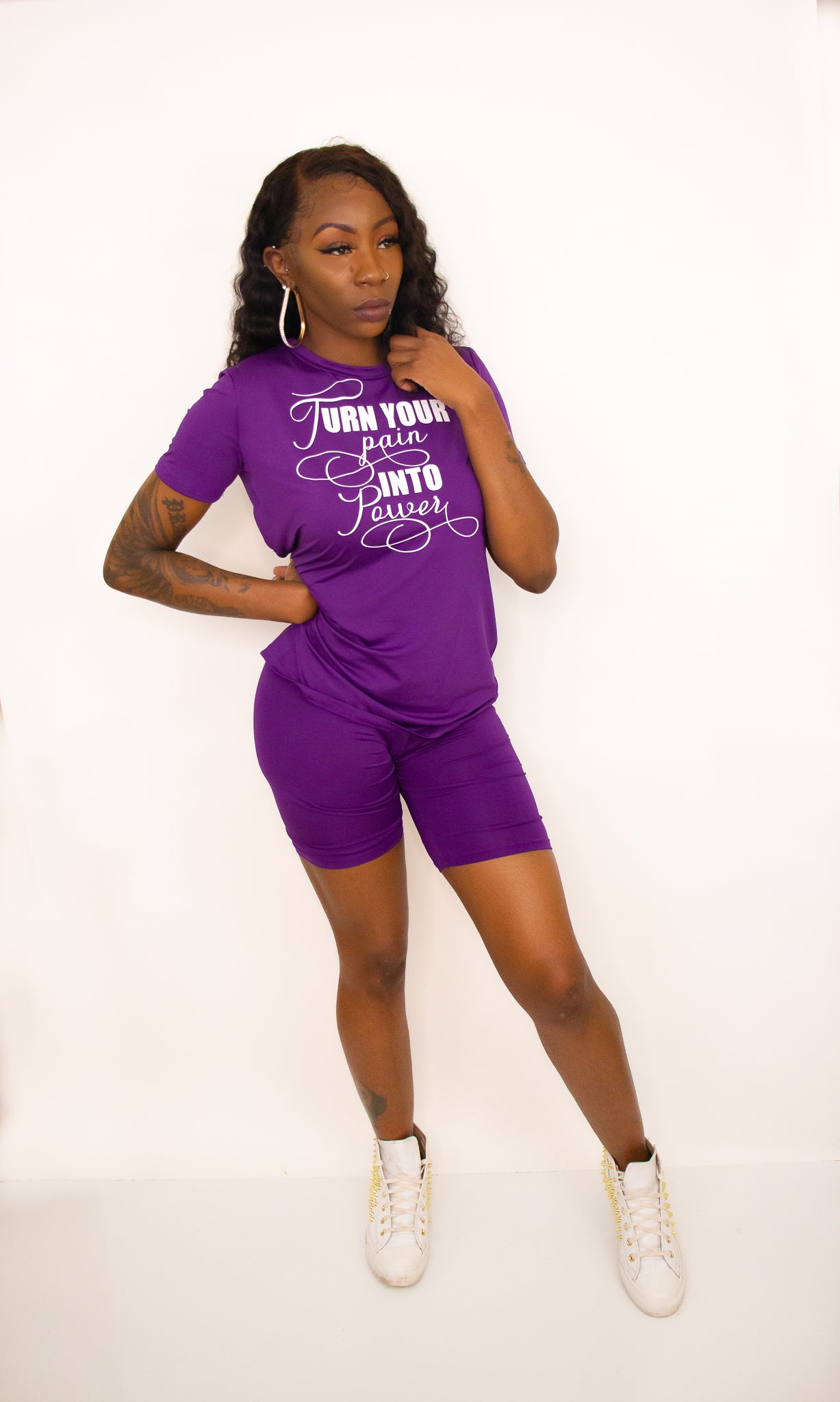 Pain Into Power (Purple)