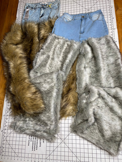 Custom Fur Jeans