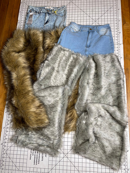 Custom Fur Jeans