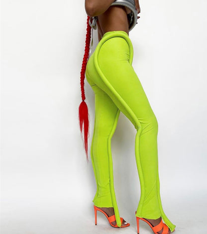 Puff Pant (Lime Green)