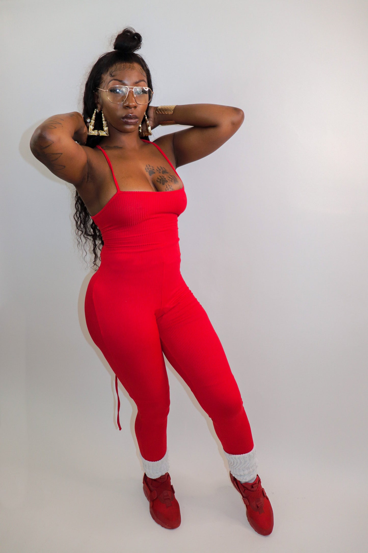 Far From Basic Jumpsuit (Red)