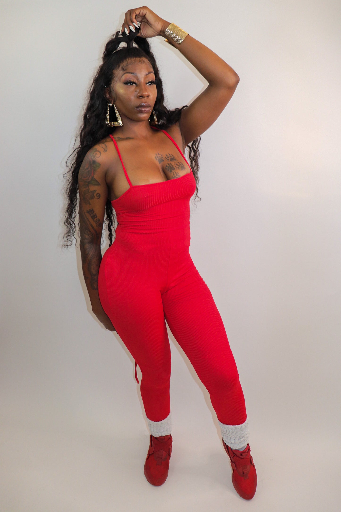 Far From Basic Jumpsuit (Red)