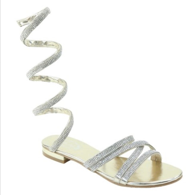 Spiral Sandals (Gold)